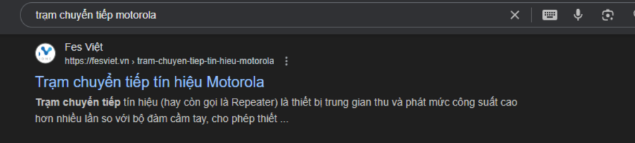 fesviet.vn trạm chuyển tiếp motorola top Google