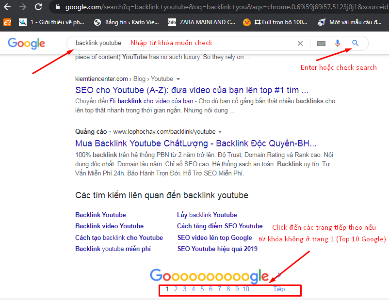 check thứ hạng từ khóa website