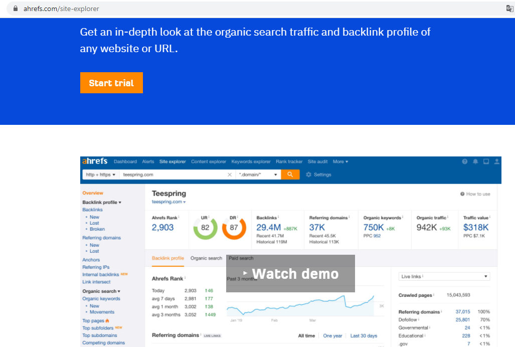 Top 10 công cụ kiểm tra backlink đối thủ miễn phí tốt nhất Screenshot_1