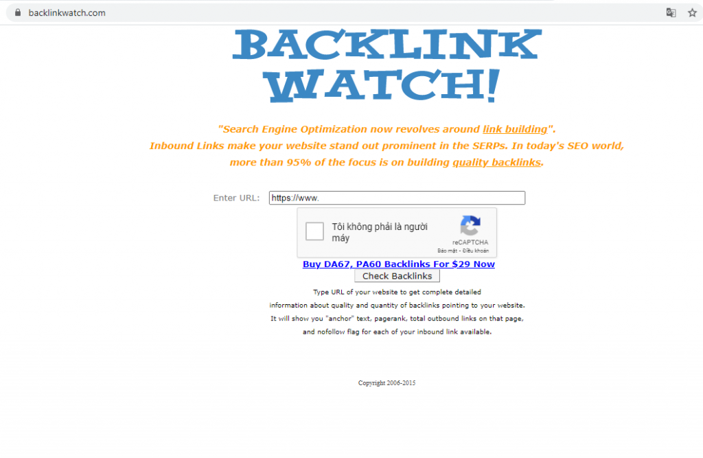 kiểm tra backlink đối thủ