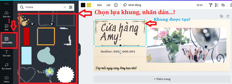 Với công cụ tạo ảnh bìa dễ sử dụng, bạn có thể tự tạo ra những bức ảnh bìa đẹp để giới thiệu sản phẩm và dịch vụ của mình trên mạng xã hội.