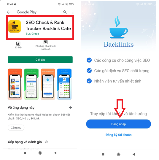 kiểm tra thứ hạng website