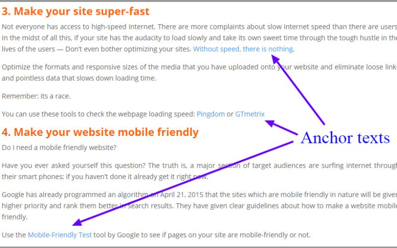 Anchor text là gì trong chiến lược xây dựng backlink tự nhiên bền vững