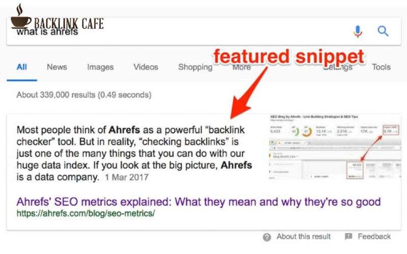 Khái niệm featured snippet là gì trong SEO 