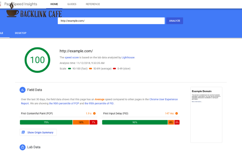 Pagespeed insights - công cụ đánh giá website về tốc độ tải trang 