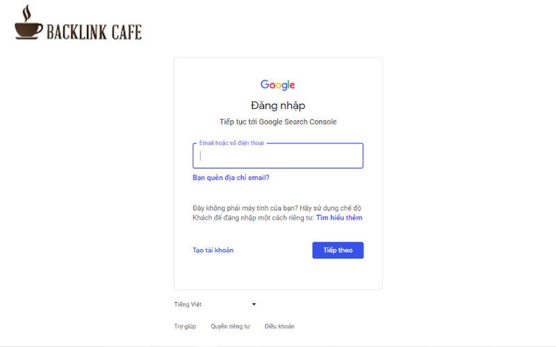Hướng dẫn khai báo website với Google Search Console chi tiết