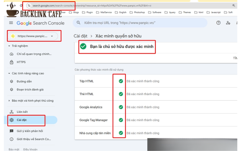 Hướng dẫn khai báo website với Google Search Console chi tiết 
