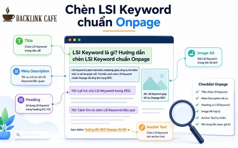 Chèn LSI Keyword là gì để chuẩn Onpage