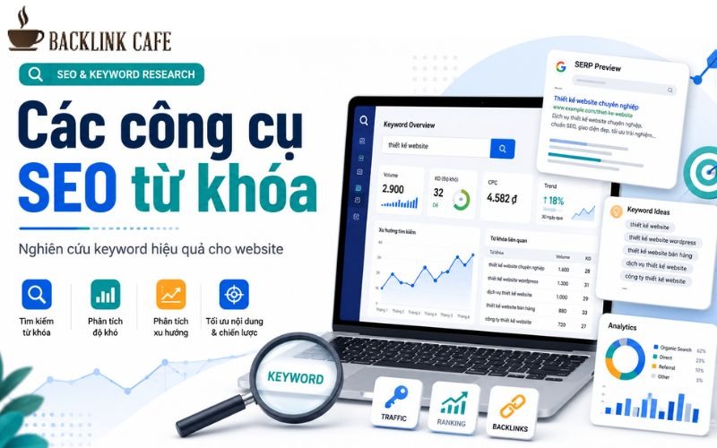 Các công cụ SEO từ Khóa hiệu quả cho website