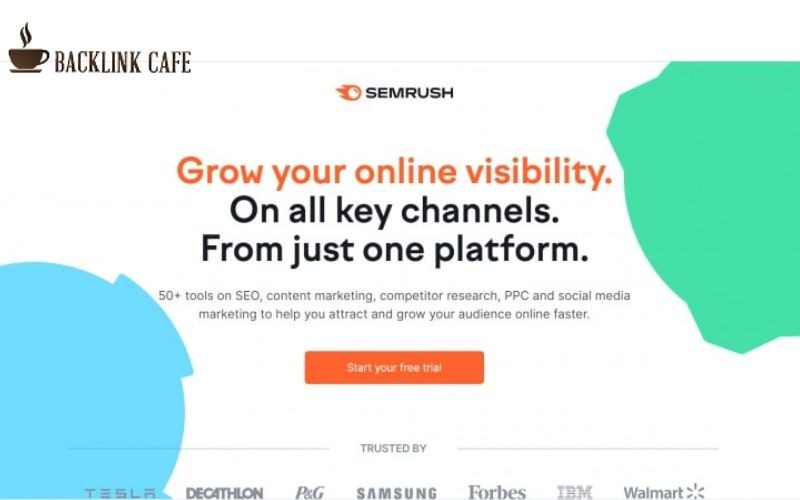 Ứng dung SEMrush là công cụ hỗ trợ nghiên cứu từ khóa phổ biến