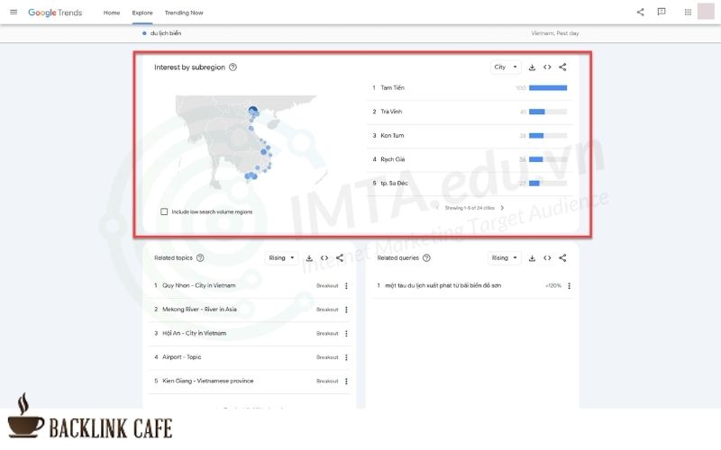 Cách sử dụng Google Trends: Phân tích từ khóa theo khu vực địa lý