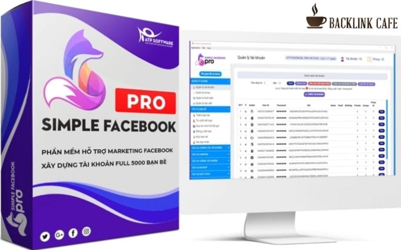 Simple Facebook - phần mềm SEO Facebook khai thác tệp khách hàng