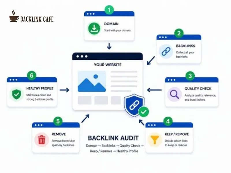 audit backlink profile website